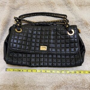 BCBG Black Quilted Shoulder Bag